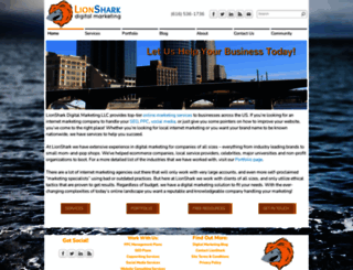 lionsharkdigital.com screenshot
