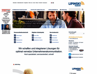 lipinski-telekom.de screenshot