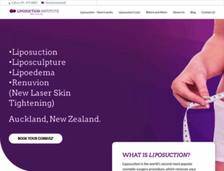 liposuction-institute.co.nz screenshot