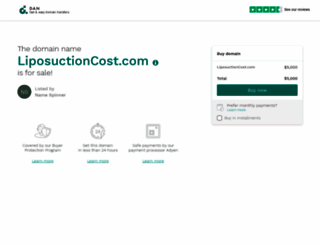 liposuctioncost.com screenshot