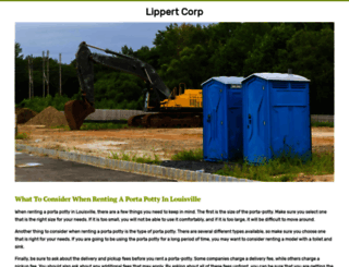 lippertcorp.com screenshot