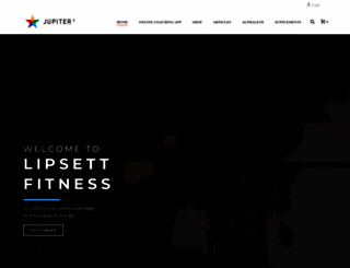 lipsettfitness.com screenshot