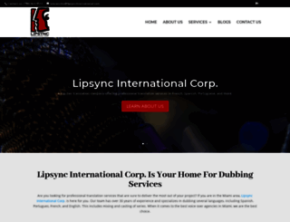 lipsyncinternational.com screenshot