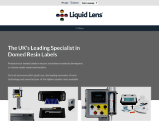 liquid-lens.co.uk screenshot
