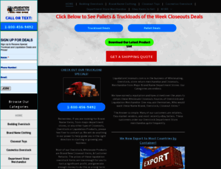 liquidationcloseouts.com screenshot