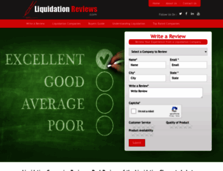 liquidationreviews.com screenshot