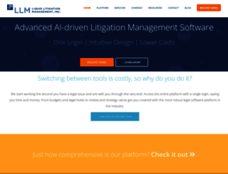 liquidlitigation.com screenshot