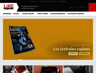 lire.fr screenshot