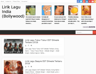 lirikbollywood.com screenshot