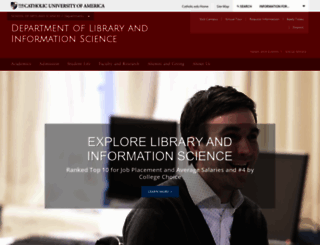 lis.cua.edu screenshot