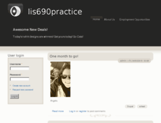 lis690practice-apulley.rhcloud.com screenshot