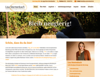 lisa-stentenbach.de screenshot