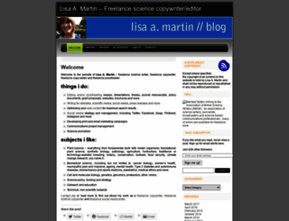 lisaamartin.wordpress.com screenshot