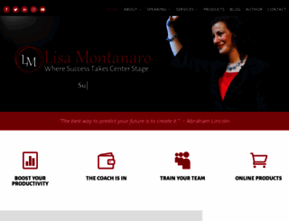 lisamontanaro.com screenshot