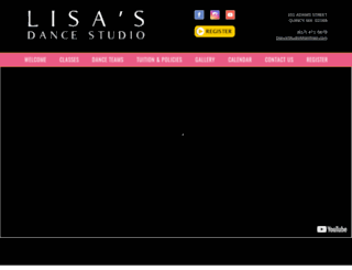 lisasdancestudio.com screenshot