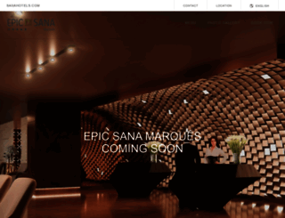 lisboa.sanahotels.com screenshot