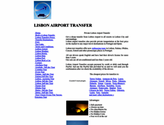 lisbon-airport-transfer.com screenshot
