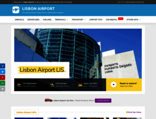 lisbon-airport.com screenshot