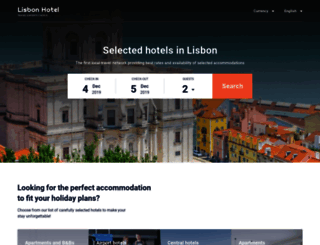 lisbon-hotel.org screenshot