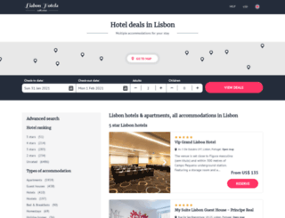 lisbongreathotels.com screenshot