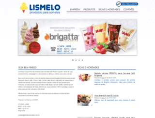 lismelosorvetes.com.br screenshot