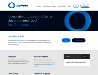 lispworks.com screenshot