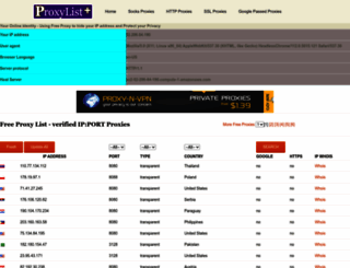 list.proxylistplus.com screenshot
