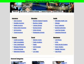 list.tvants.com screenshot