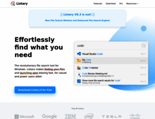 listary.com screenshot