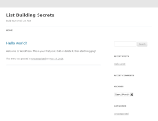 listbuilding-secrets.com screenshot