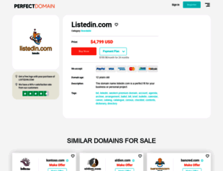 listedin.com screenshot