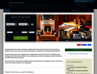 listel-hotel-vancouver.h-rez.com screenshot