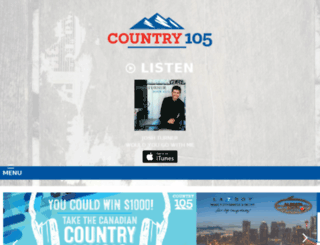 listenersclub.country105.com screenshot