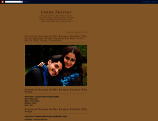 listenforever.blogspot.com screenshot