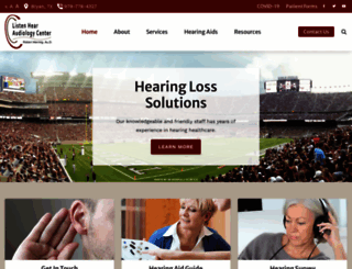 listenhearaudiology.com screenshot