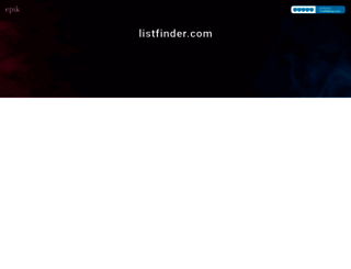 listfinder.com screenshot