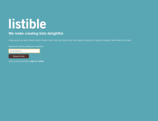 listible.com screenshot