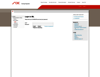 listing.six-exchange-regulation.com screenshot