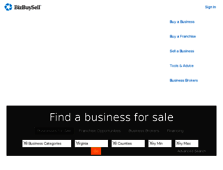 listings.bizequity.com screenshot