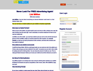 listmillion.com screenshot