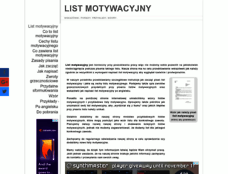 listmotywacyjny.org screenshot