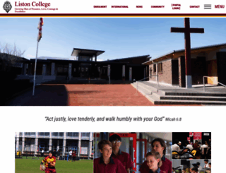 liston.school.nz screenshot