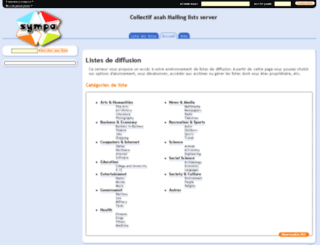 lists.collectif-asah.org screenshot