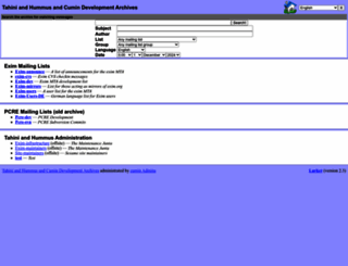 lists.exim.org screenshot