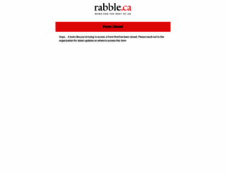 lists.rabble.ca screenshot