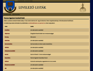 listserv.vein.hu screenshot