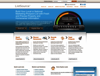 listsource.com screenshot