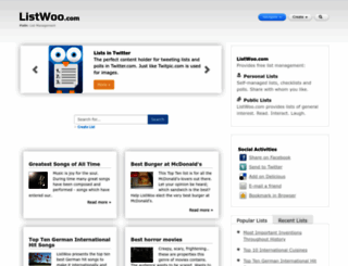 listwoo.com screenshot