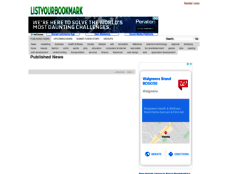 listyourbookmark.com screenshot