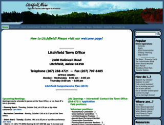 litchfieldmaine.org screenshot